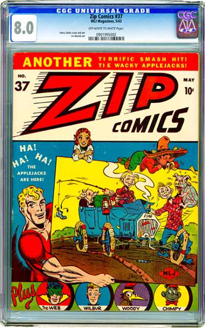 CGC Graded Comics - Zip Comics #37 (CGC)