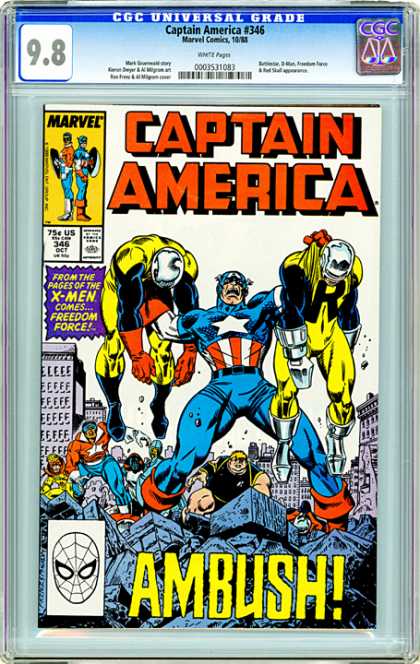 CGC Graded Comics - Captain America #346 (CGC)