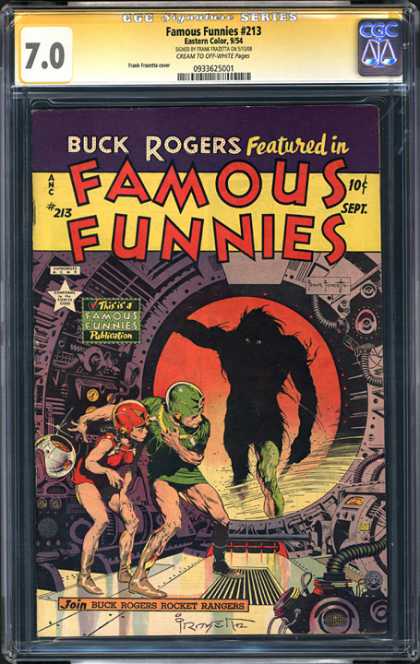 CGC Graded Comics - Famous Funnies #213 (CGC) - Buck Rogers - 10 Cents - Famous Funnies - September - 213