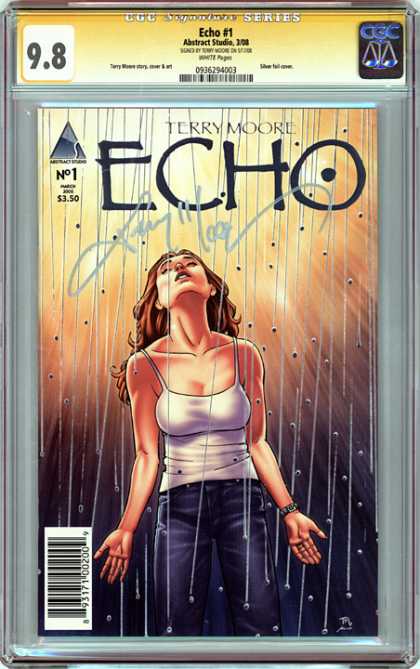 CGC Graded Comics - Echo #1 (CGC) - Echo - Terry Moore - Abstract Studio - Comic - No1