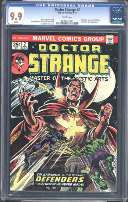 CGC Graded Comics - Doctor Strange #2 (CGC) - Doctor Strange - Master Of The Mystic Arts - The Dynamic Defenders - Devil - Incredible Hulk