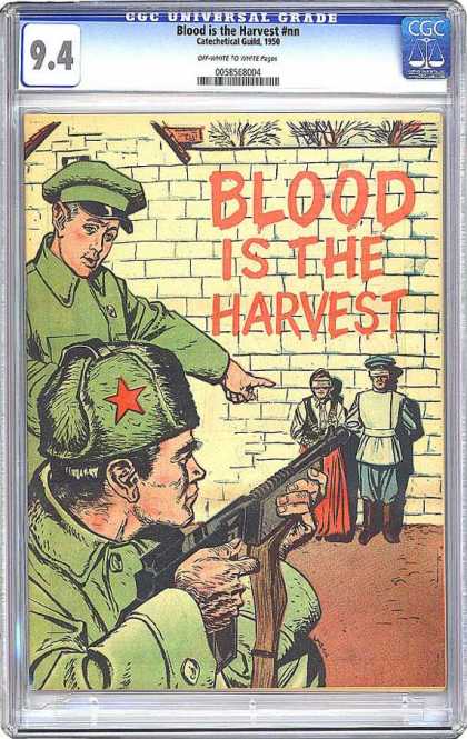 CGC Graded Comics - Blood is the Harvest #nn (CGC) - Shooting - Communism - Execution - Couple - Soldiers