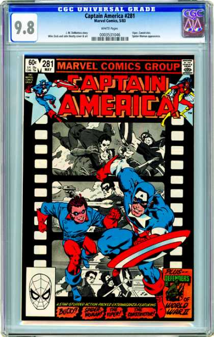 CGC Graded Comics - Captain America #281 (CGC)