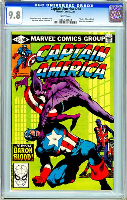 CGC Graded Comics - Captain America #254 (CGC)