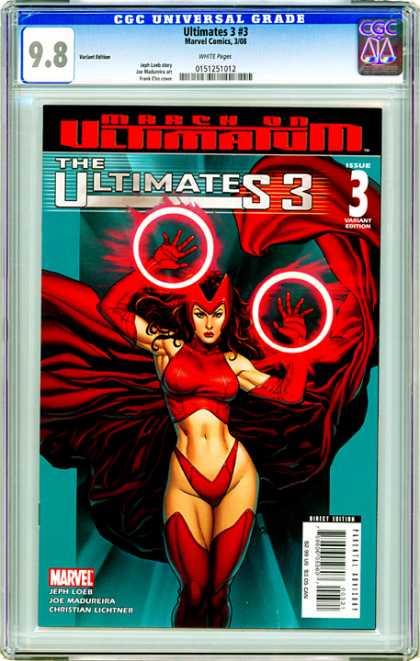 CGC Graded Comics - Ultimates 3 #3 (CGC) - Ultimates 3 - March On Ultimatum - Marvel Comics - Jeph Loeb - Joe Madureira