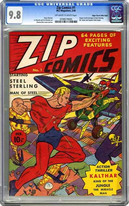 CGC Graded Comics - Zip Comics #1 (CGC)