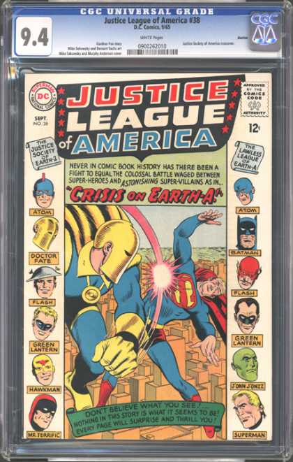 CGC Graded Comics - Justice League of America #38 (CGC)