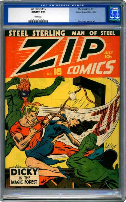 CGC Graded Comics - Zip Comics #16 (CGC)