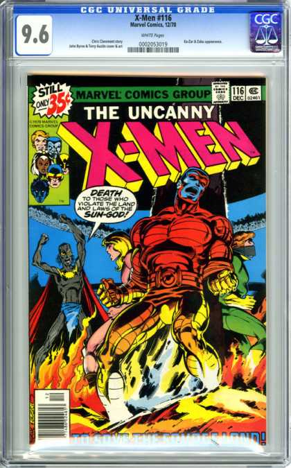 CGC Graded Comics - X-Men #116 (CGC) - The Uncanny X-men - 116 Dec - Sun-god - Marvel - Savage Land