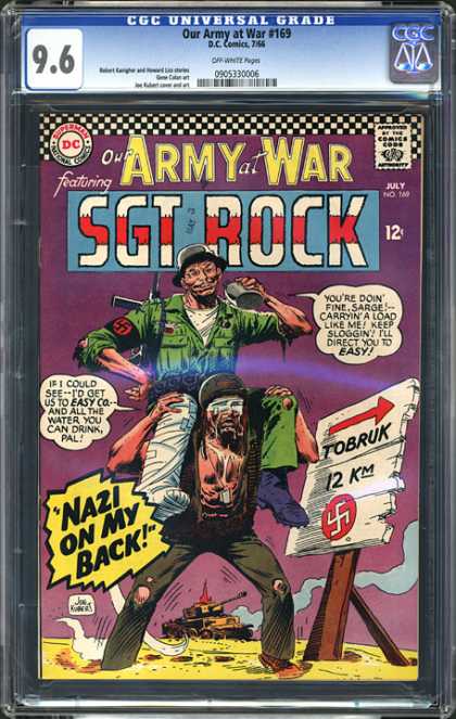 CGC Graded Comics - Our Army at War #169 (CGC)