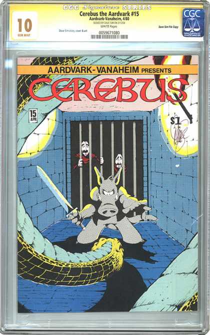 CGC Graded Comics - Cerebus the Aardvark #15 (CGC)