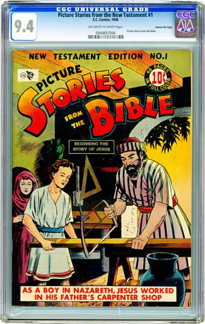 CGC Graded Comics - Picture Stories from the New Testament #1 (CGC) - Stories - From The Bible - New Testament - Nazareth - Jesus