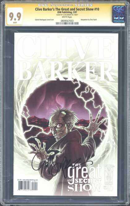 CGC Graded Comics - Clive Barker's The Great and Secret Show #10 (CGC)