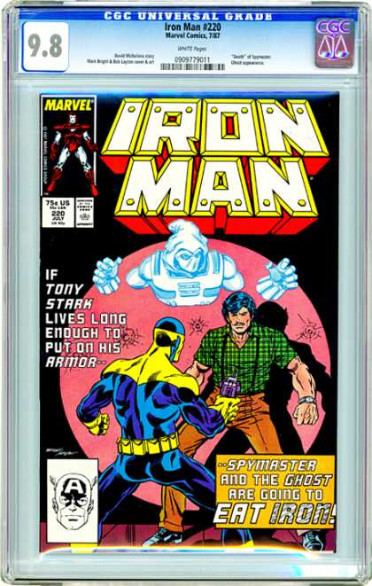 CGC Graded Comics - Iron Man #220 (CGC) - Universal - 98 - Iron Man - 220 - Tony Stark