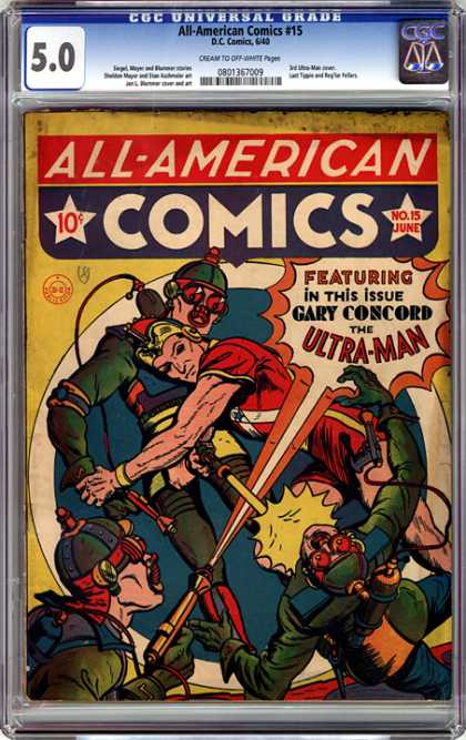 CGC Graded Comics - All-American Comics #15 (CGC) - 15
