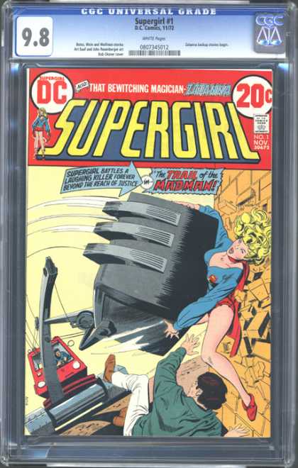 CGC Graded Comics - Supergirl #1 (CGC) - Supergirl - Madman - Lifting - Construction - Bricks