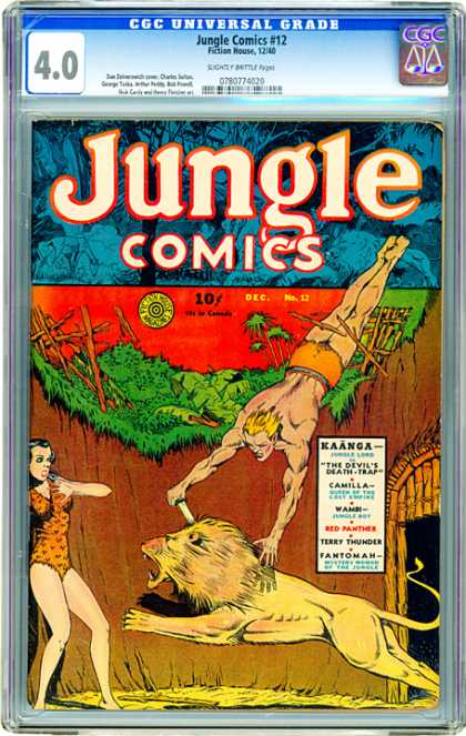 CGC Graded Comics - Jungle Comics #12 (CGC)