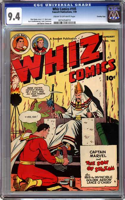 CGC Graded Comics - Whiz Comics #105 (CGC)