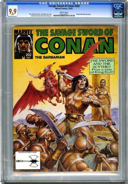 CGC Graded Comics - Savage Sword of Conan #202 (CGC)