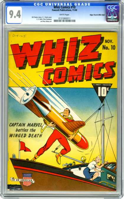 CGC Graded Comics - Whiz Comics #10 (CGC)