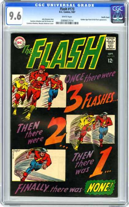 CGC Graded Comics - Flash #173 (CGC) - Flash - Three - None - Speed - Barry Allen