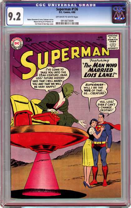 CGC Graded Comics - Superman #136 (CGC)