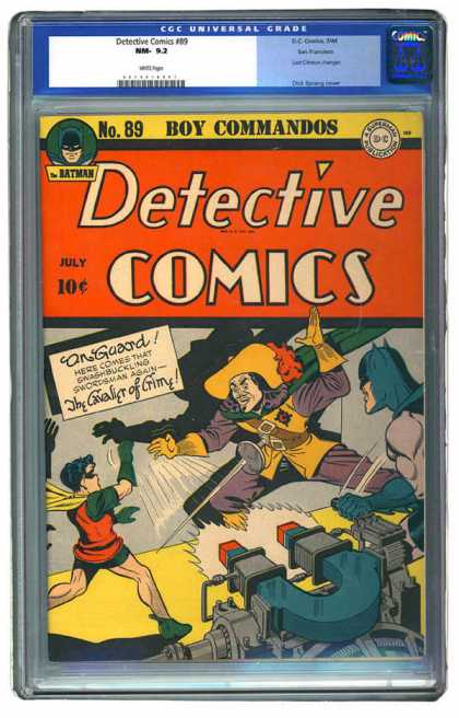 CGC Graded Comics - Detective Comics #89 (CGC)