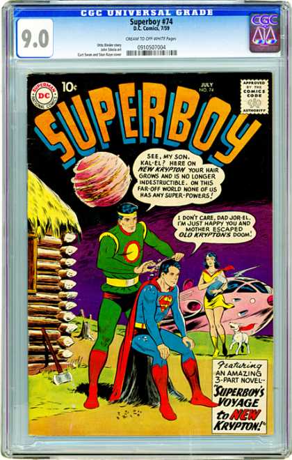 CGC Graded Comics - Superboy #74 (CGC)