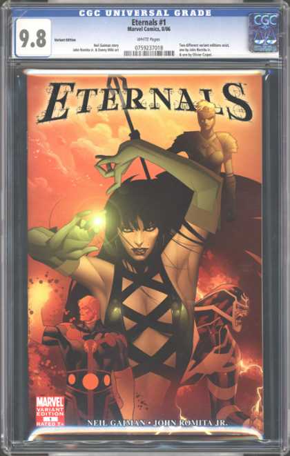 CGC Graded Comics - Eternals #1 (CGC) - Eternals - Leather - Spear - Female - Magic
