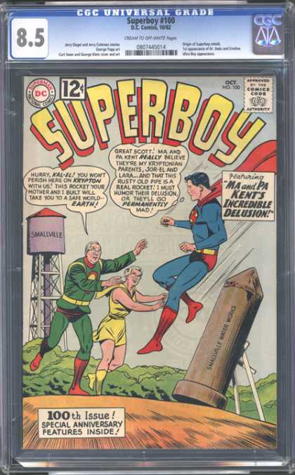 CGC Graded Comics - Superboy #100 (CGC)
