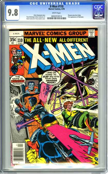 CGC Graded Comics - X-Men #110 (CGC) - Cyclops - Warhawk - Danger Room - Storm - Mutants