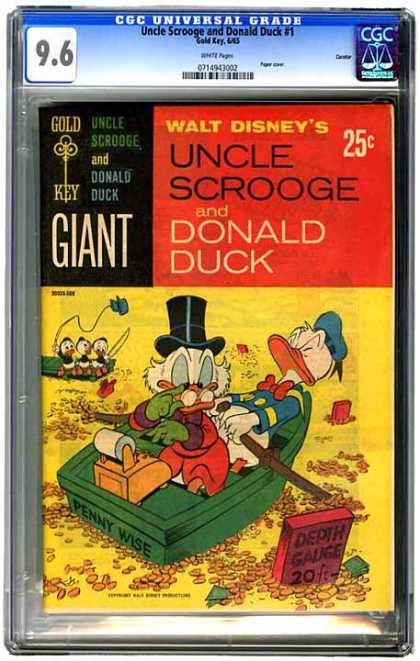 CGC Graded Comics - Uncle Scrooge and Donald Duck #1 (CGC)