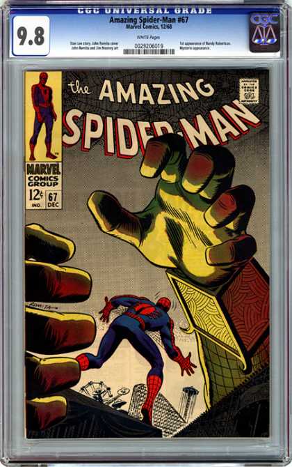 CGC Graded Comics - Amazing Spider-Man #67 (CGC) - Marvel - Marvel Comics - Spider-man - Amazing Spider-man - Spiderman In Trouble