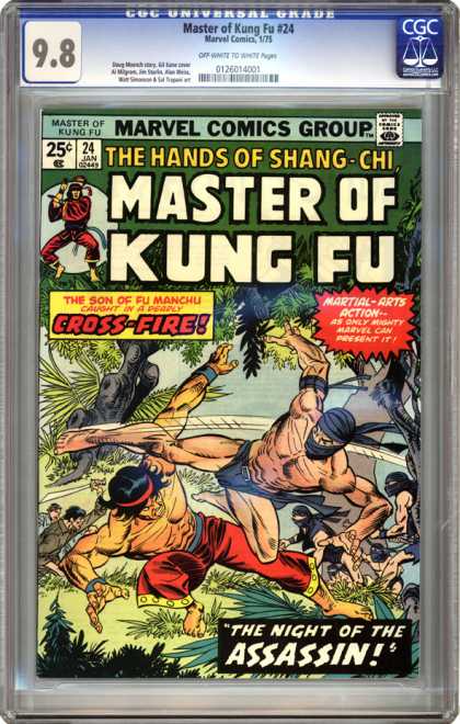 CGC Graded Comics - Master of Kung Fu #24 (CGC) - Master Of Kung Fu - Kung Fu - 24 - Marvel - Shang-chi
