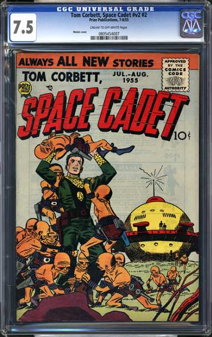 CGC Graded Comics - Tom Corbett, Space Cadet #v2 #2 (CGC) - Aliens - Take Me To Your Leader - Sphere - Planet Of The Midgets - Space
