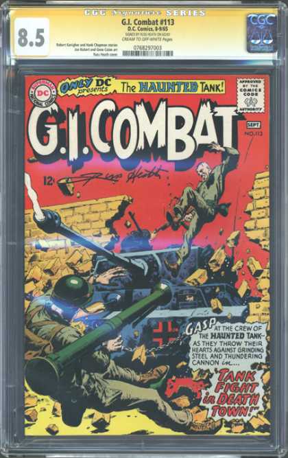 CGC Graded Comics - G.I. Combat #113 (CGC) - The Haunted Tank - Gicombat - Fighting - Soldier - Tank