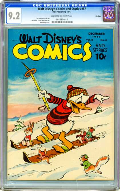 CGC Graded Comics - Walt Disney's Comics and Stories #87 (CGC)