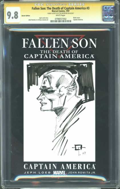 CGC Graded Comics - Fallen Son: The Death of Captain America #3 (CGC)
