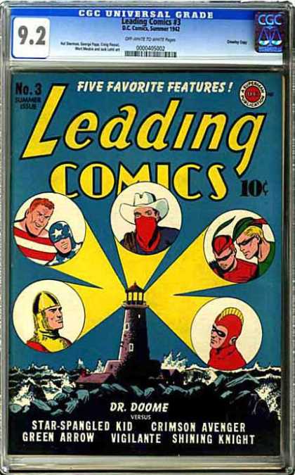 CGC Graded Comics - Leading Comics #3 (CGC)