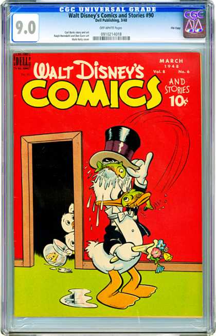 CGC Graded Comics - Walt Disney's Comics and Stories #90 (CGC)