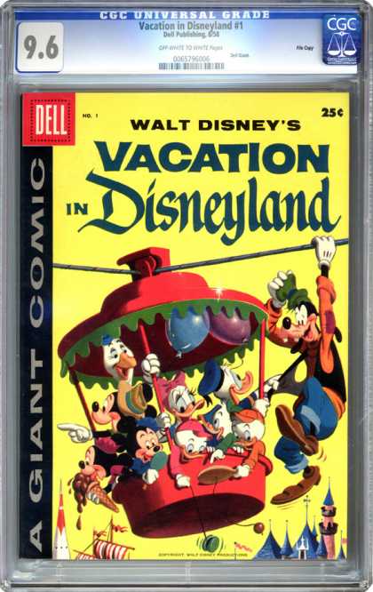 CGC Graded Comics - Vacation in Disneyland #1 (CGC)