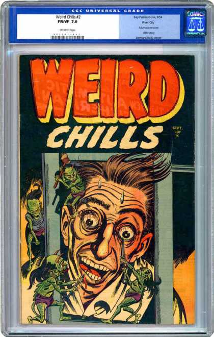 CGC Graded Comics - Weird Chills #2 (CGC) - Weird Chills - Creatures - September - Bloodshot Eyes - Wrinkled Forehead
