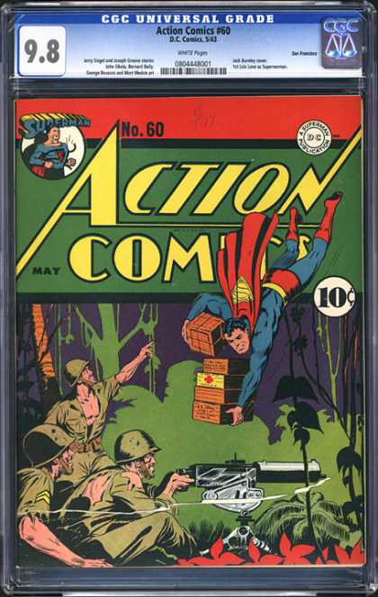 CGC Graded Comics - Action Comics #60 (CGC)