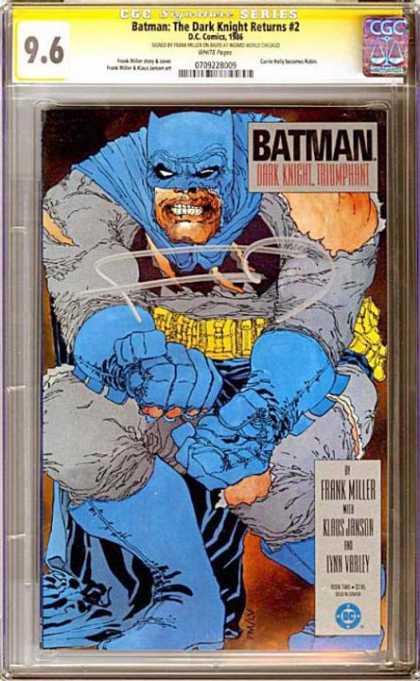 CGC Graded Comics - Batman: The Dark Knight Returns #2 (CGC) - Batman - Dark Knight - Rip - Blue - Frank Miller