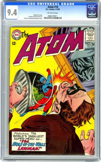 CGC Graded Comics - Atom #18 (CGC) - The Atom - Superman - National Comics - Approved By The Comics Code Authority - Lawman