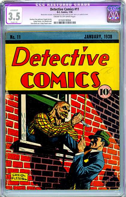 CGC Graded Comics - Detective Comics #11 (CGC)