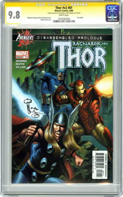 CGC Graded Comics - Thor #v2 #81 (CGC)