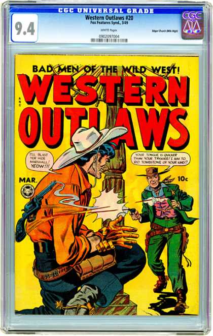 CGC Graded Comics - Western Outlaws #20 (CGC)