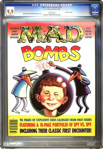 CGC Graded Comics - Mad Super Special #59 (CGC) - Which Spy Will Win - A Must Have - Caution May Be Hazardous - Will Our Favorite Spys Ever Be Friends - Explosive