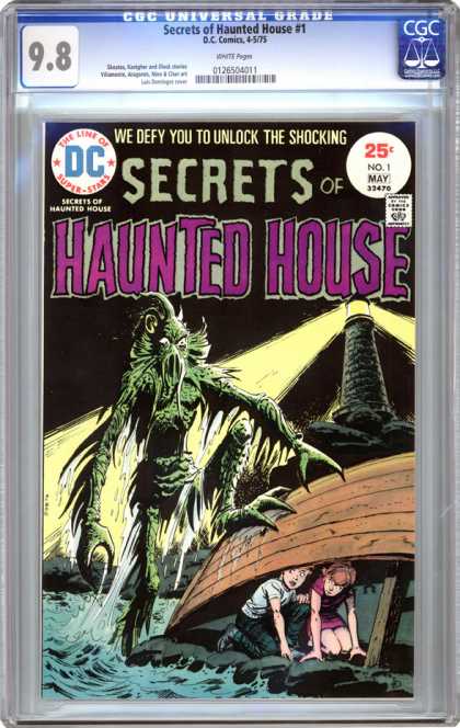CGC Graded Comics - Secrets of Haunted House #1 (CGC)